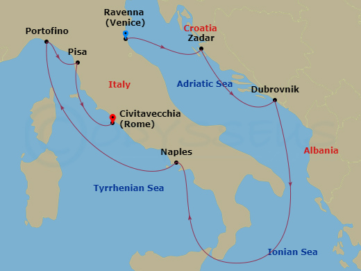 Best of Italy & Croatia Cruise